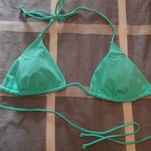 Victoria's Secret Mint Triangle Bikini Top